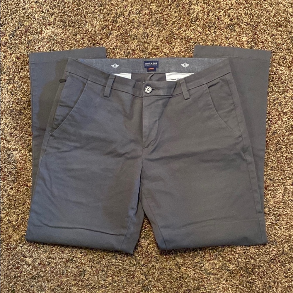 Men’s Dockers gray dress pants